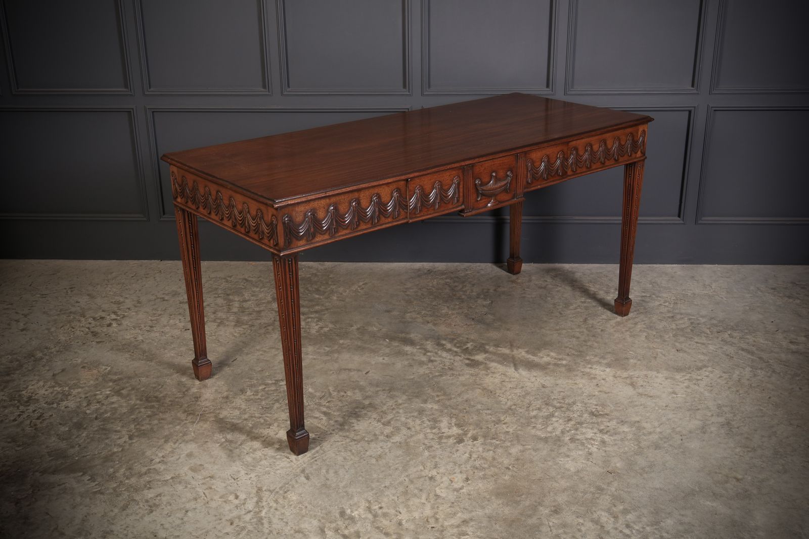 Large Sheraton Style Mahogany Serving Table photo buy