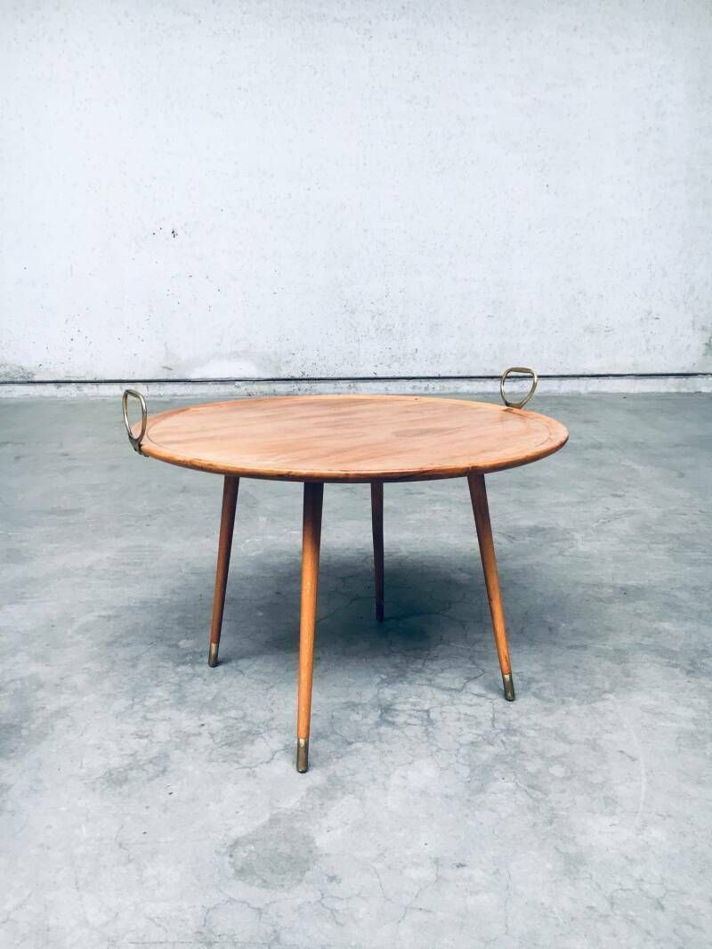 Midcentury Modern Design Tray Coffee Or Side Table, Italy 1960's photo furniture