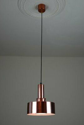 T292 Ceiling Lamp In Copper By Hans Agne Jakobsson For Hans Agne Jakobsson Ab Markaryd, 1950s photo Lighting