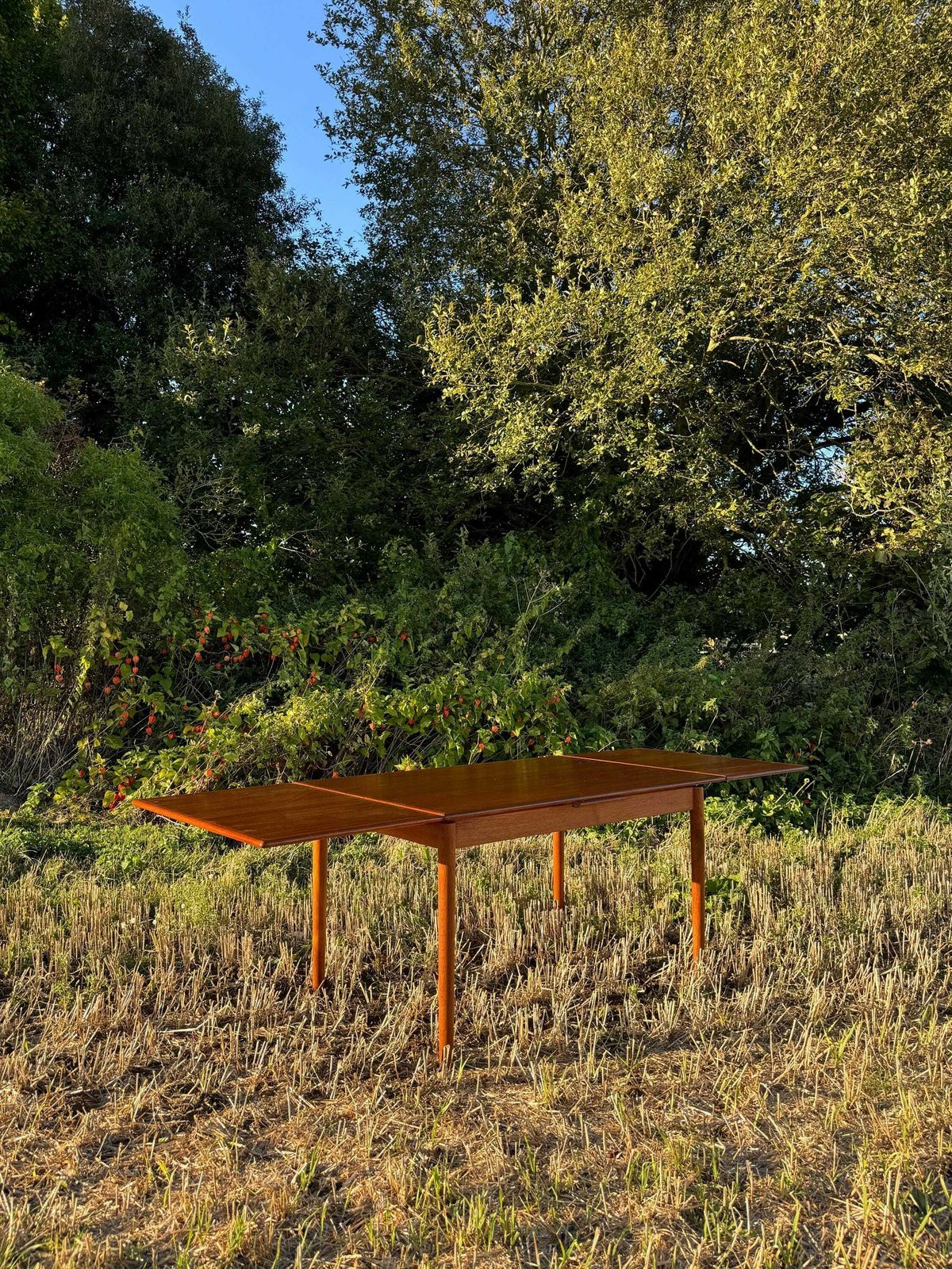 Midcentury Danish Extending Teak Table By A.M. Mobelfabrik. Vintage Modern / Retro Style photo 1200.0