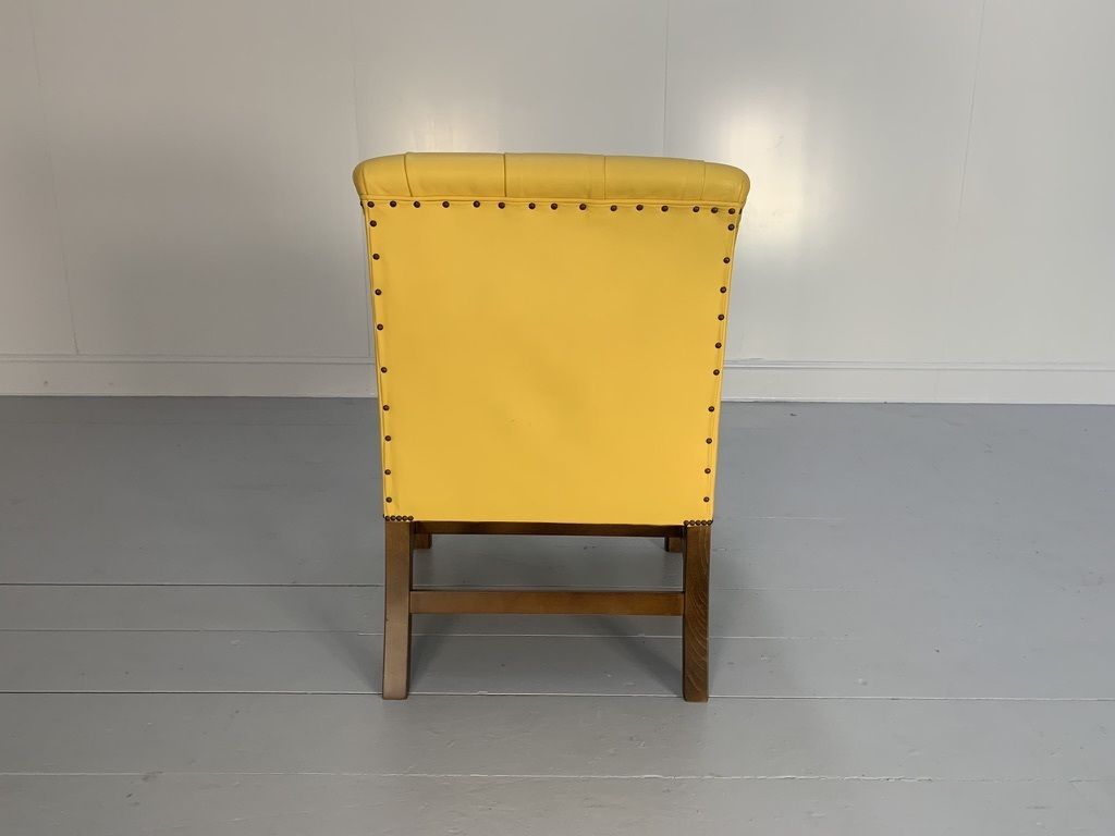 Suite Of 4 George Smith “Georgian” Armchairs – In Yellow Leather photo 9900.0