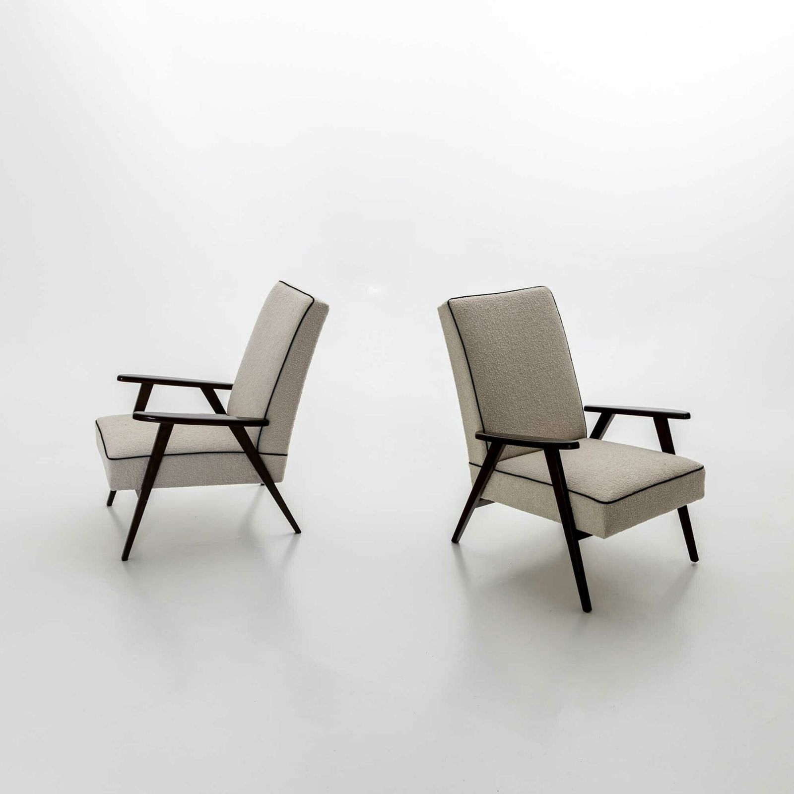 Pair Of Mid Century Design Armchairs, Circa 1960