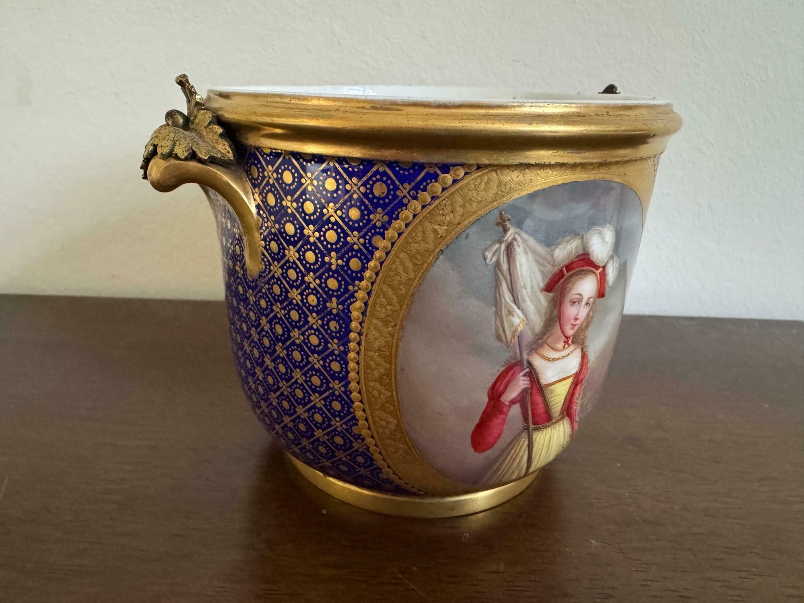 18th Century Sèvres Style Porcelain Bottle Cooler (Seaux A Bouteille) photo furniture