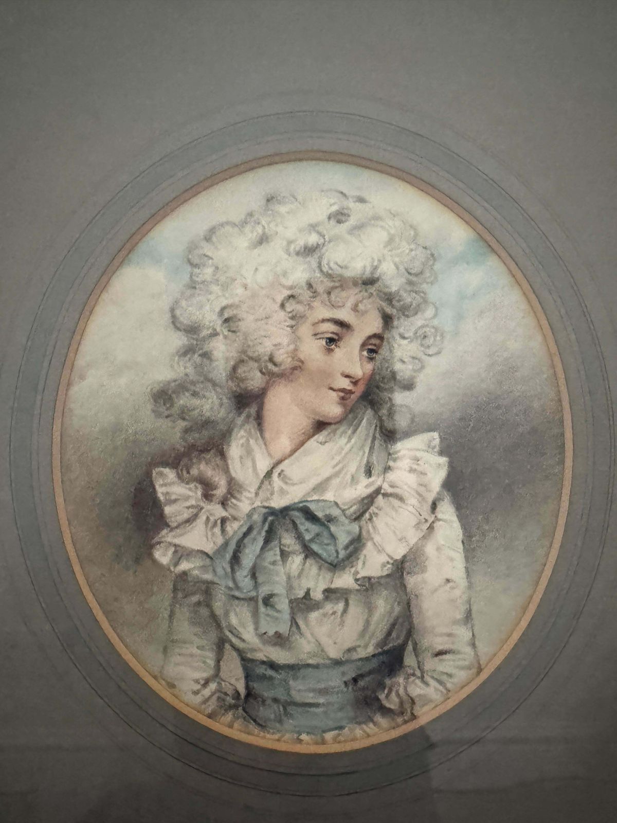 photo for sale Late 19th Century Pencil & Watercolour Portraits (Set Of 8)