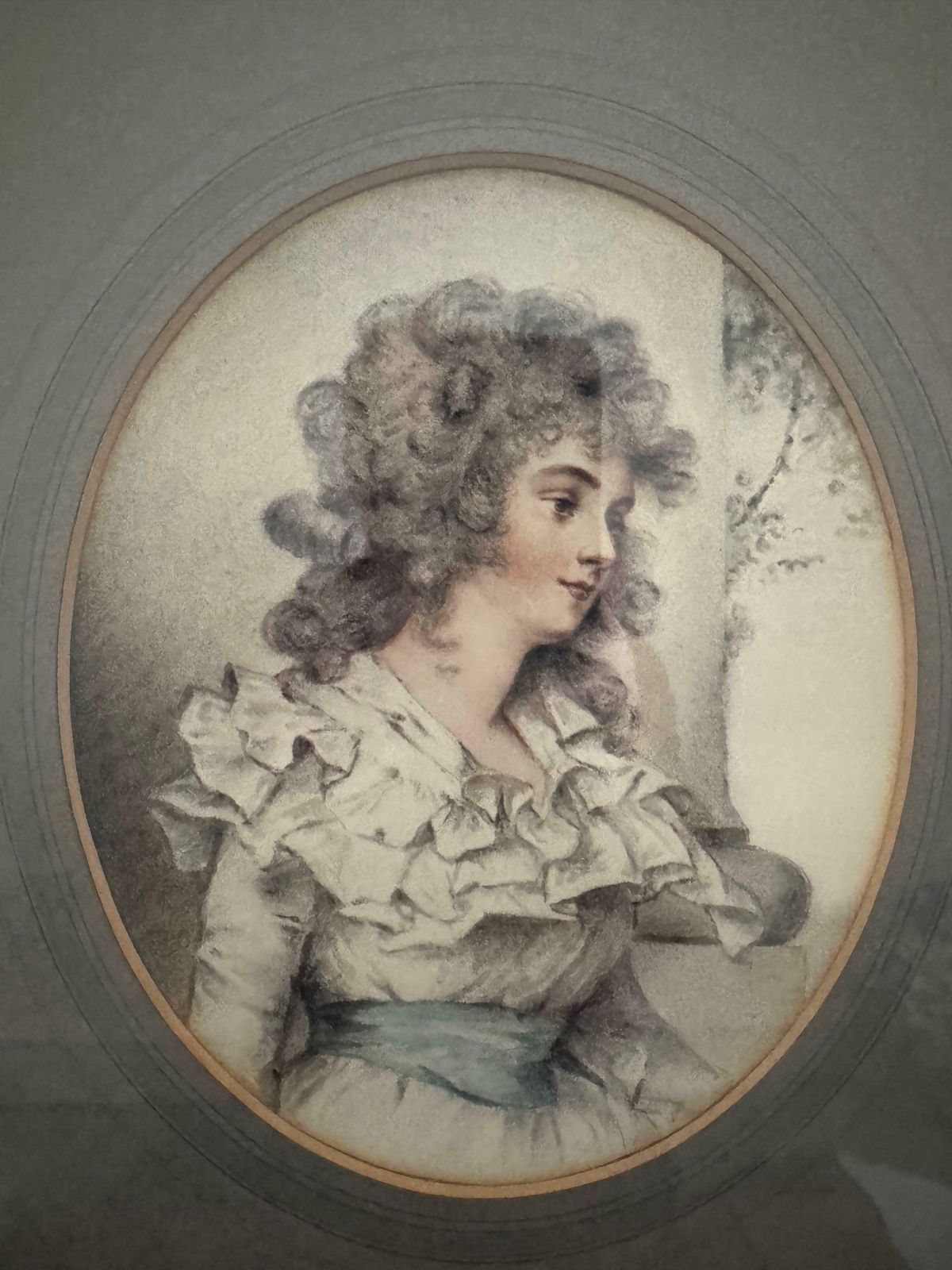 photo vinterior Late 19th Century Pencil & Watercolour Portraits (Set Of 8)