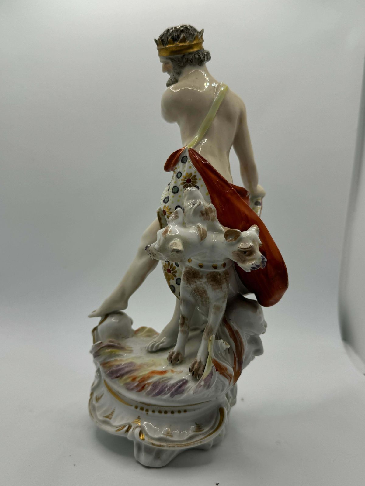 18th Century Derby Porcelain Figure Group Of Pluto And Cerberus photo Home Decor