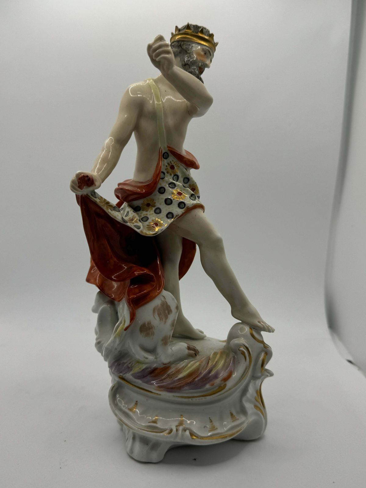 photo for sale 18th Century Derby Porcelain Figure Group Of Pluto And Cerberus