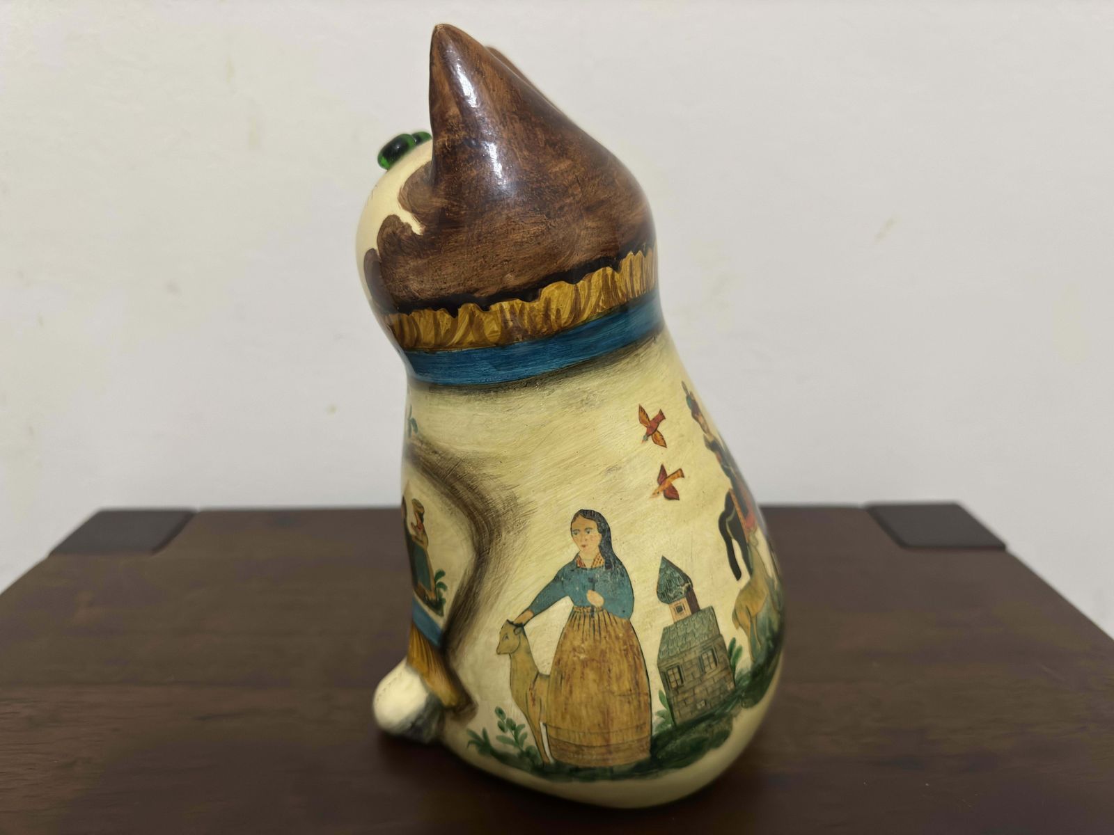 Joan And David De Bethel Papier Mache Cat  1977 photo buy