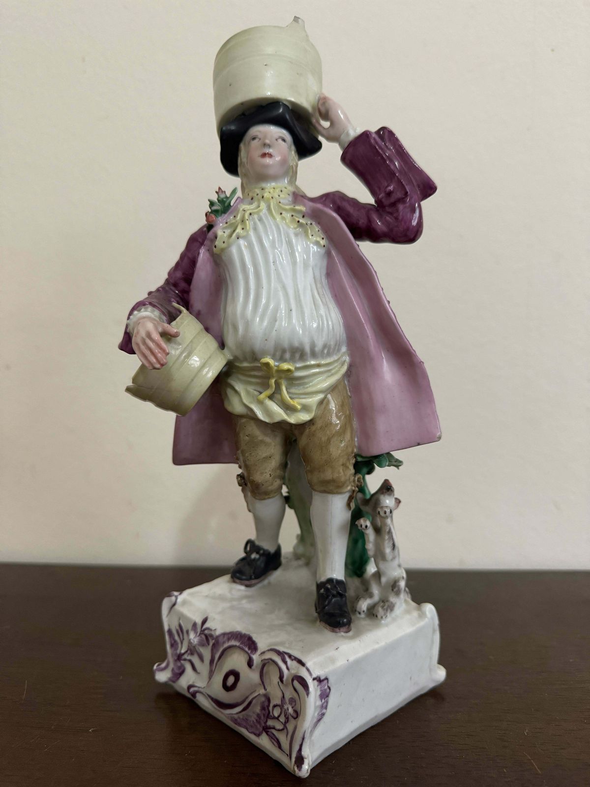 Longton Hall Figure Of Milkman, Circa 1755 photo furniture