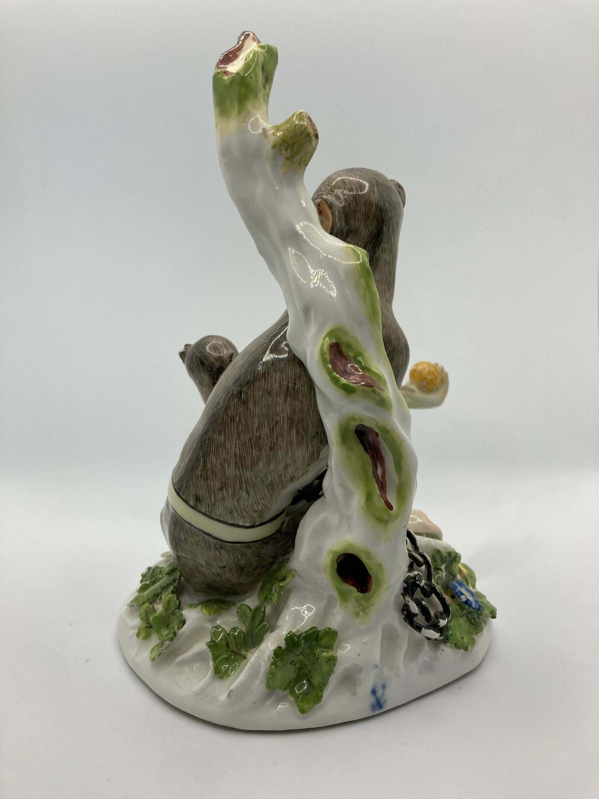 18th Century Meissen Porcelain Figure, 'Rhesus Monkey And Child' photo buy