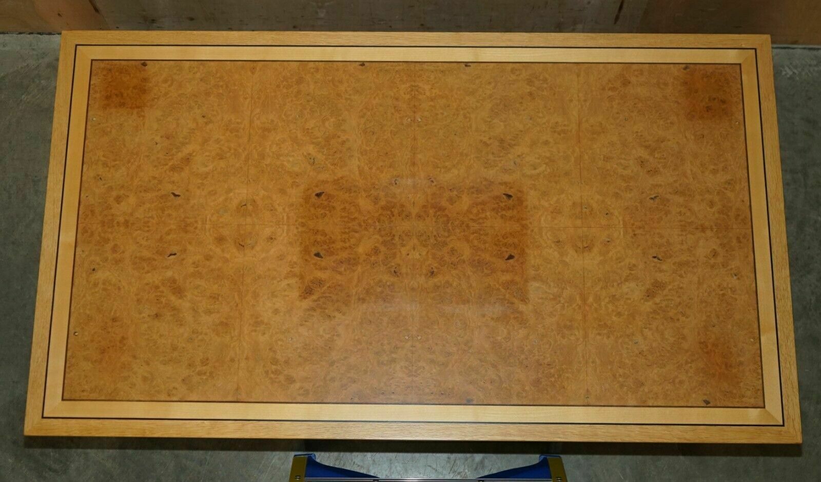 photo furniture Rrp £8,500 Viscount David Linley Classic Cofee Table For Light Restoration