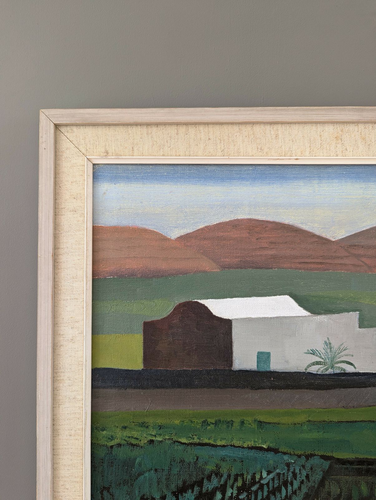 photo furniture White Houses In The Fields  Oil Painting