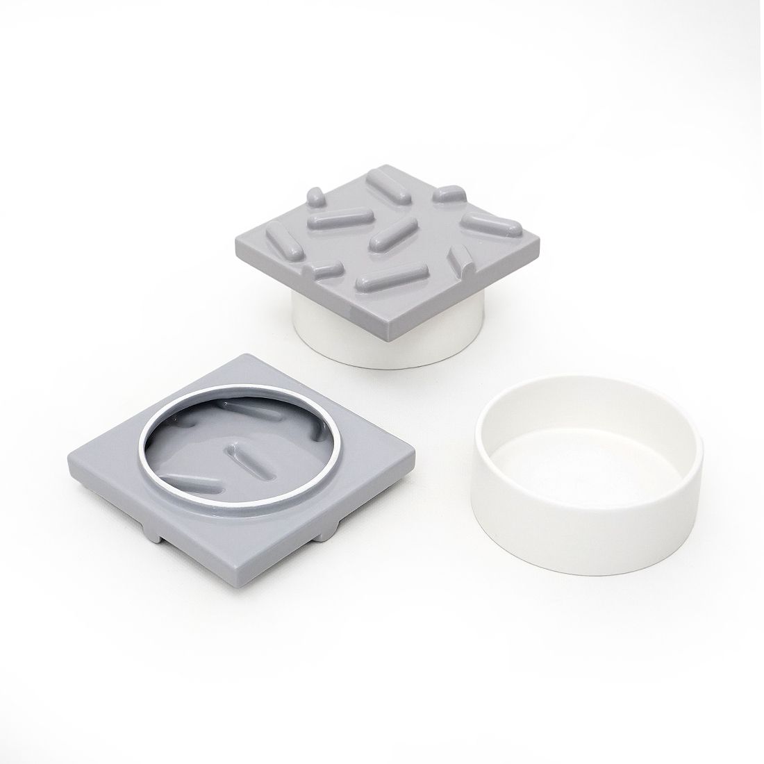 230.0 Pair Of Bowls With Lids By Luigi Castaldi And Massimo Materassi For Mas, 1980s photo