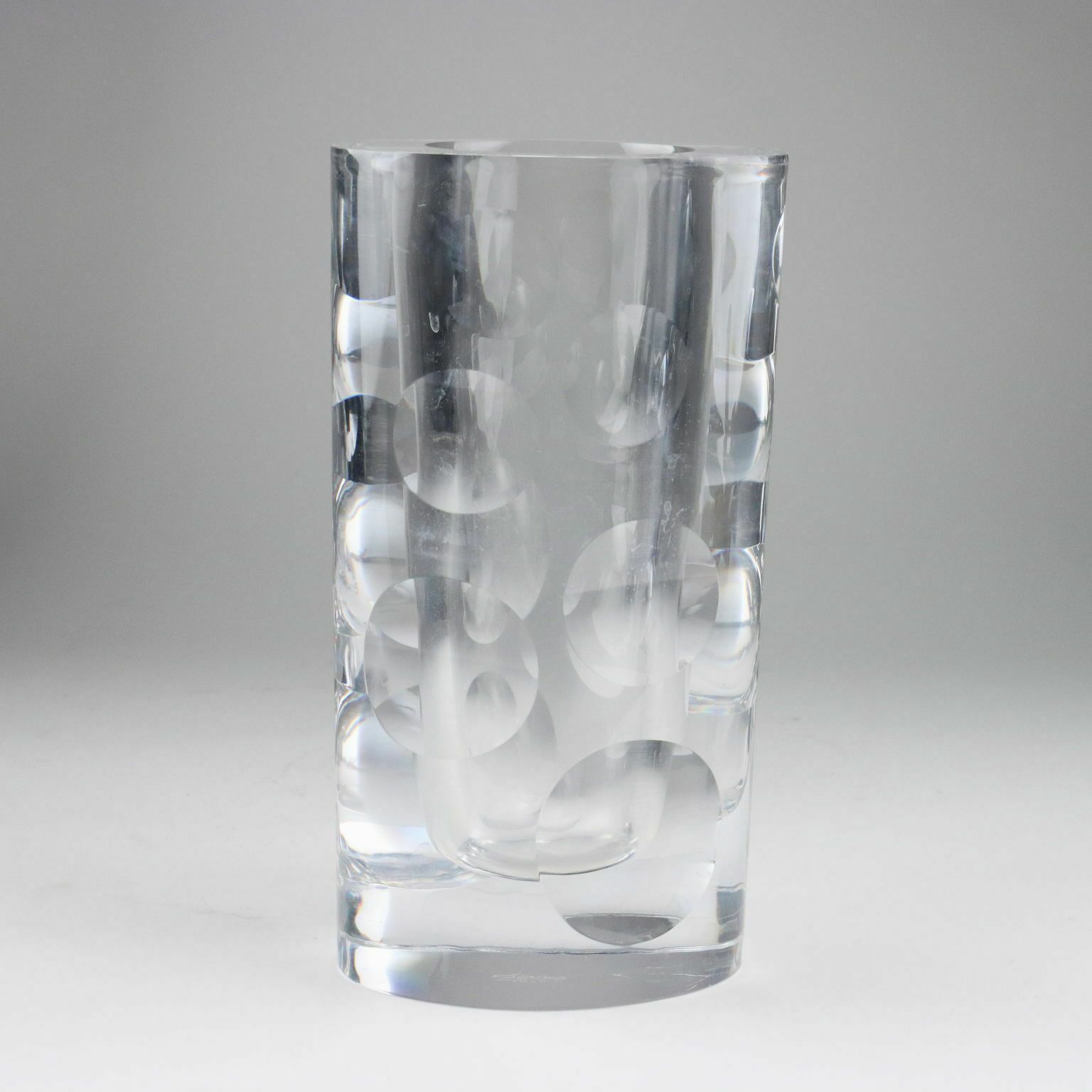 Vintage Vase Sèvres Crystal France XX Century photo vinterior