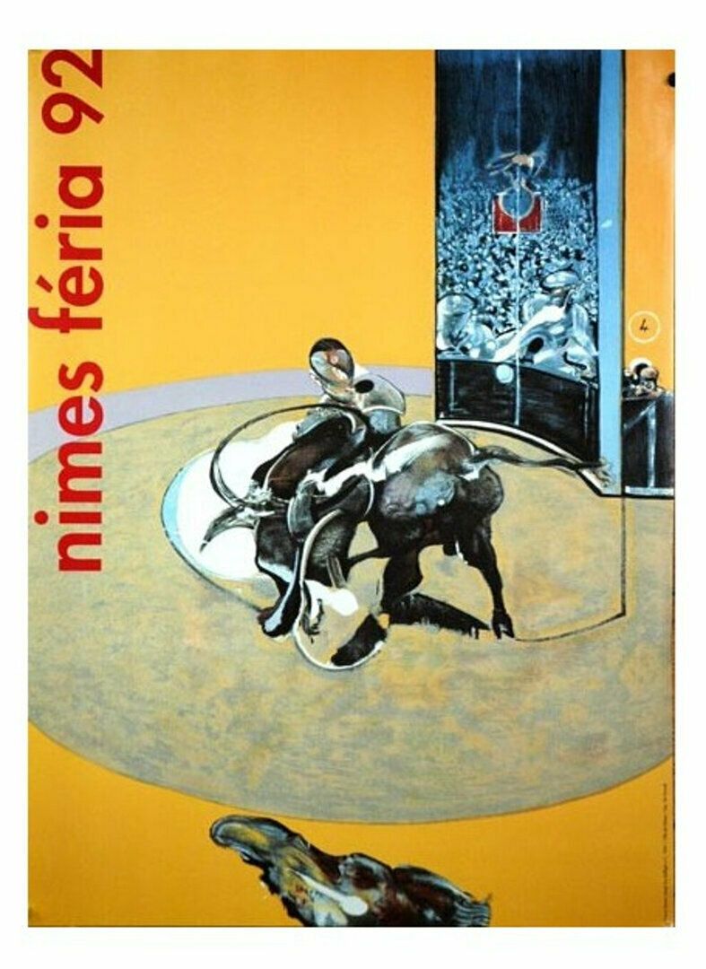 Francis Bacon 1969/1992 Feria Nimes Original Serigraphie, 1969/1992