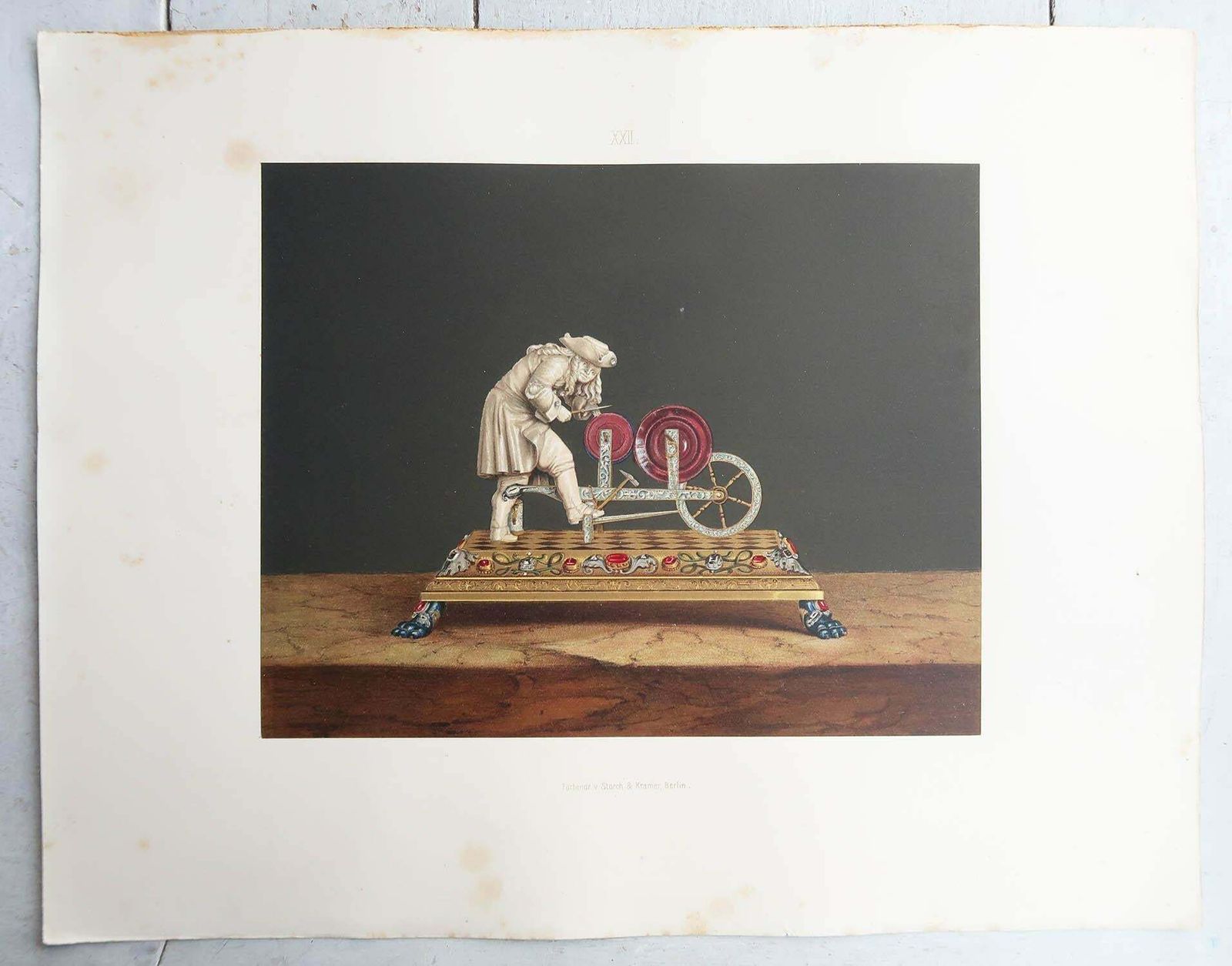 photo furniture Set Of 8 Large Antique Prints Of European Renaissance Art Treasures. 1862