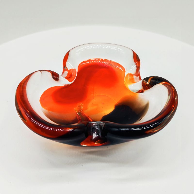 1960s Ashtray Or Catch All In Murano Glass By Flavio Poli For Seguso. Made In Italy. photo Home Decor
