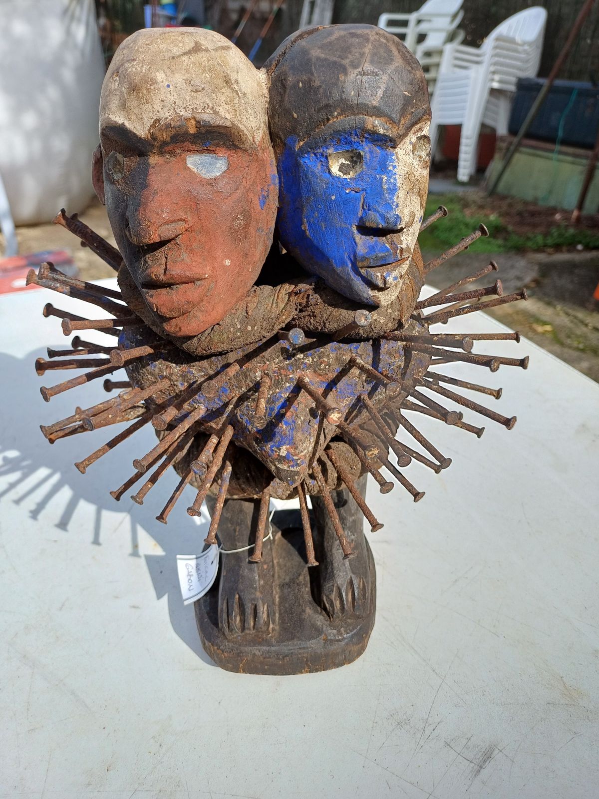 African Fetish Gabon Nkisi, 1950s