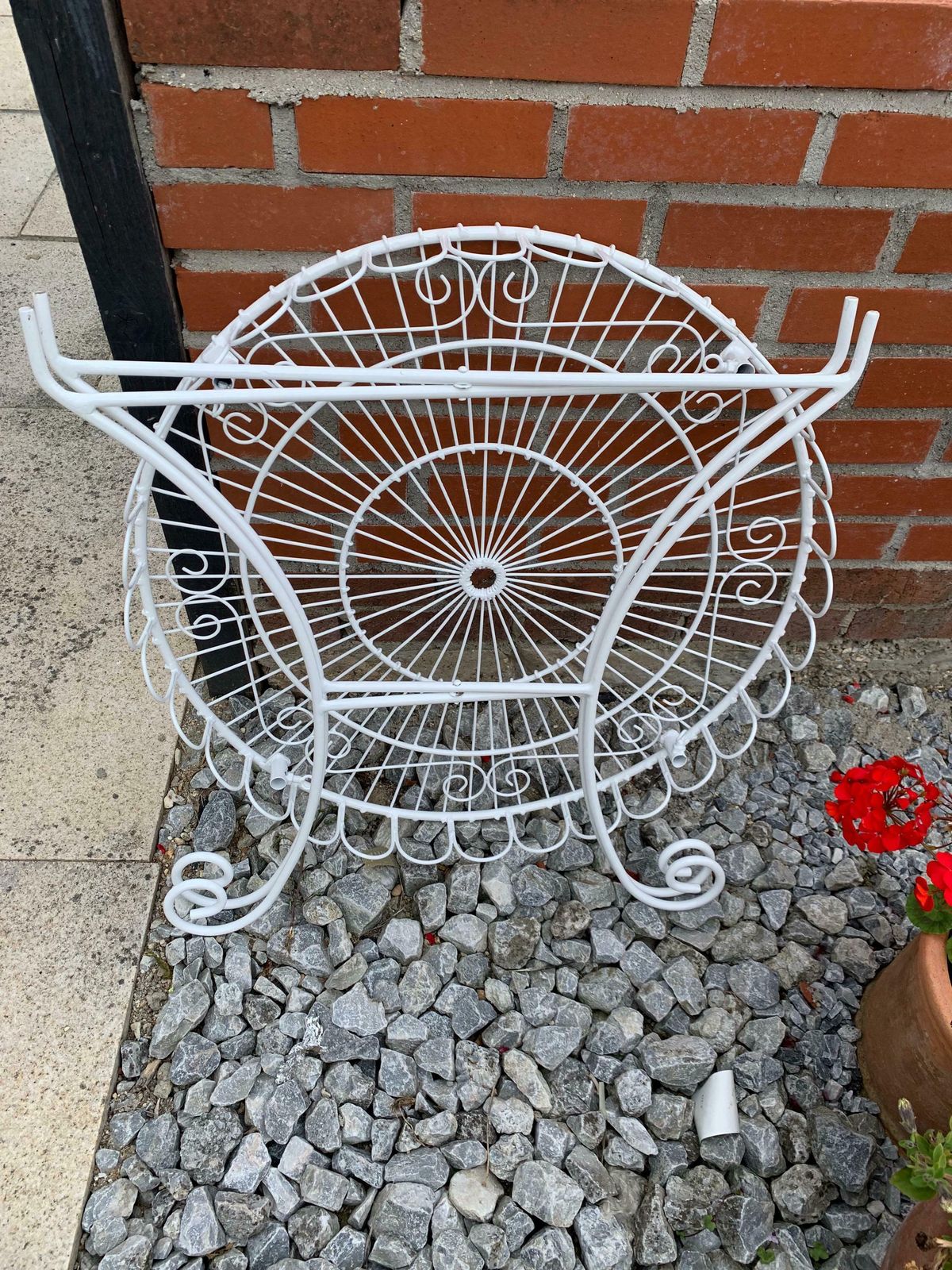 Antique Wire Work Circular Garden Table photo Garden Furniture
