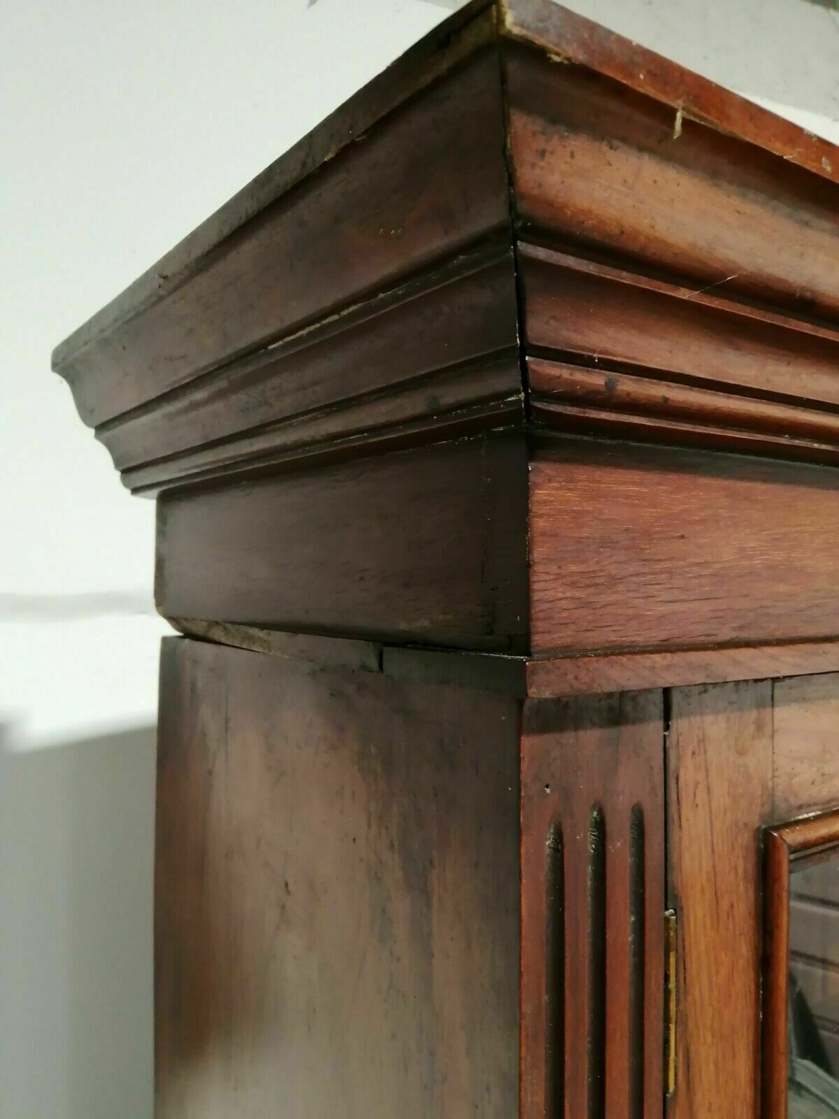 photo furniture Antique Welsh Arts And Crafts Style Bookcase House Keepers Cupboard