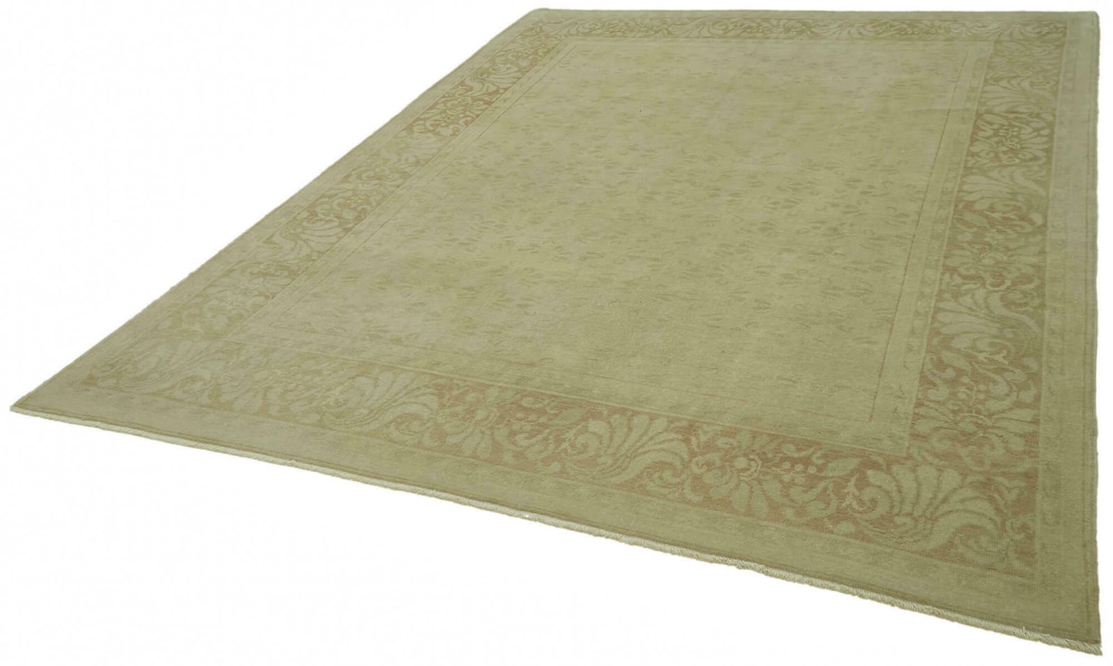 Traditional Hand Knotted Oushak Rug 314 Cm X 246 Cm photo for sale