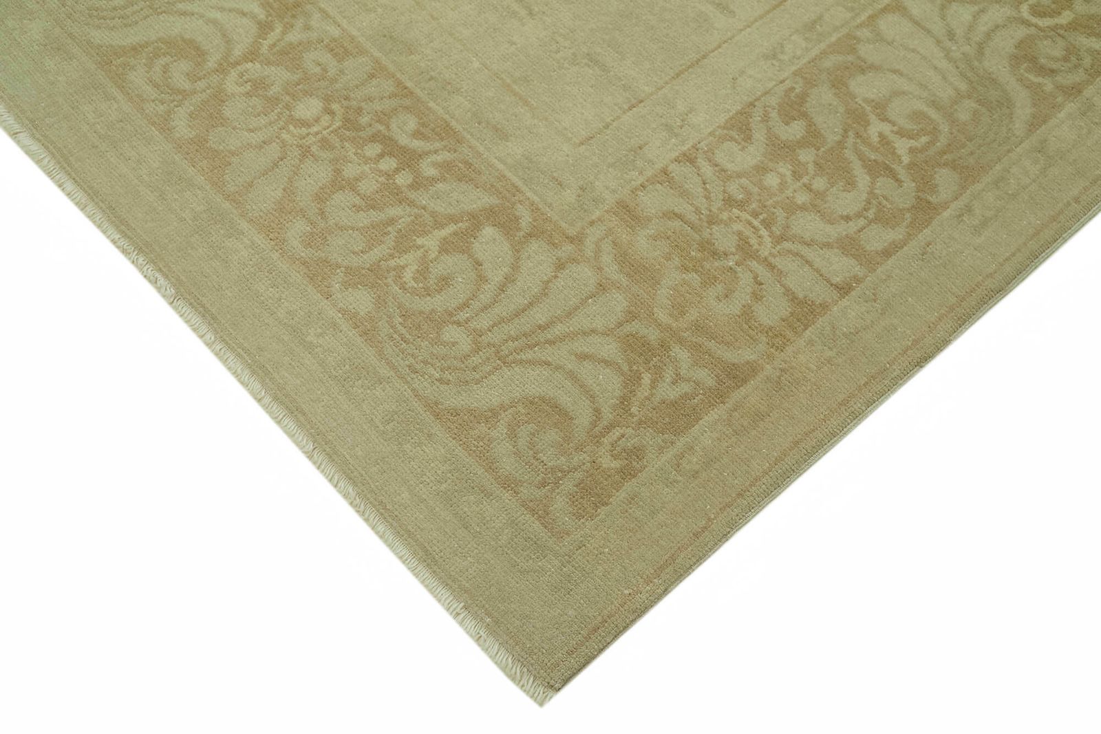 Traditional Hand Knotted Oushak Rug 314 Cm X 246 Cm photo Textiles