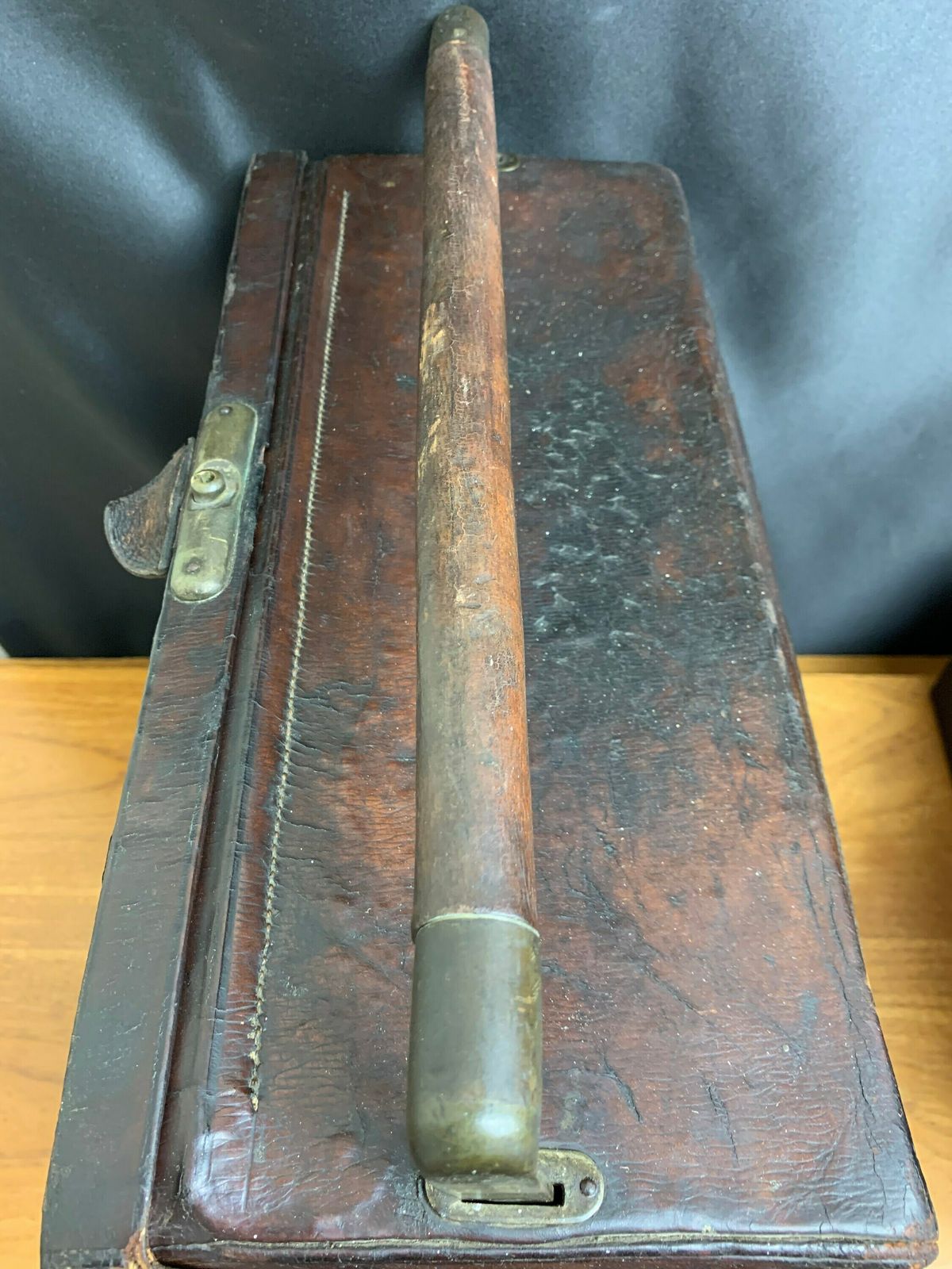 Antique Doctor’s Or Apothecary’s Leather Case C.1920’s photo for sale