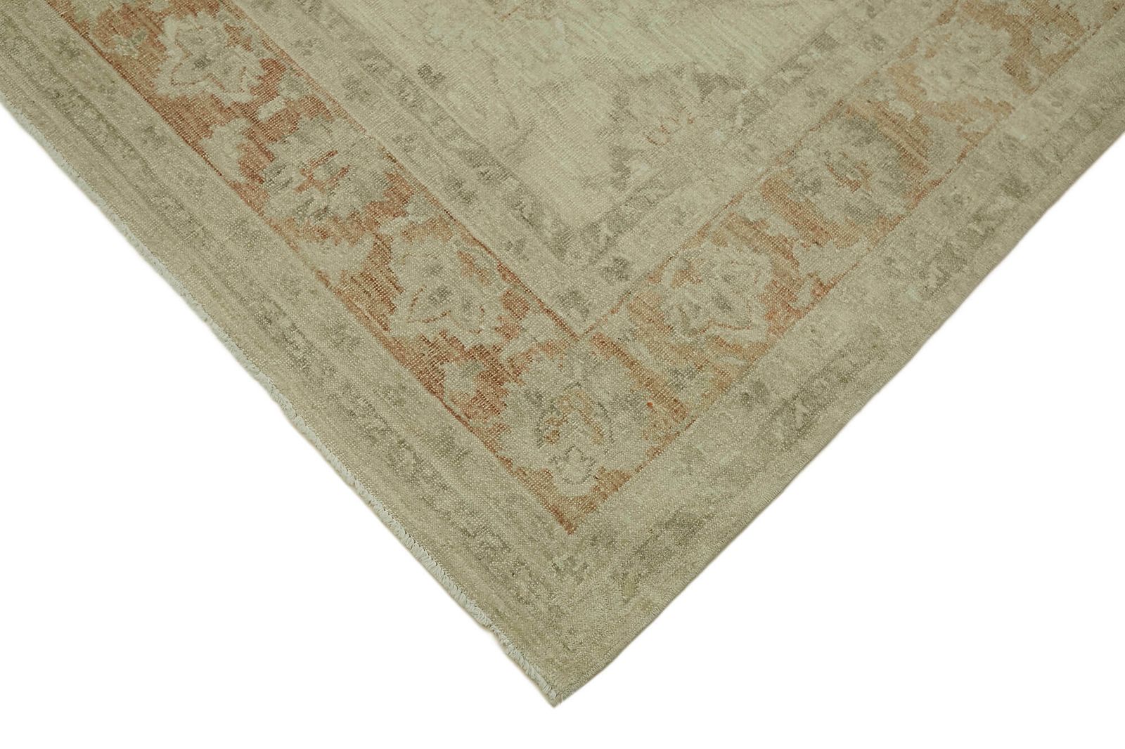 Vintage Turkish Hand Knotted Rug 295 Cm X 196 Cm photo Textiles