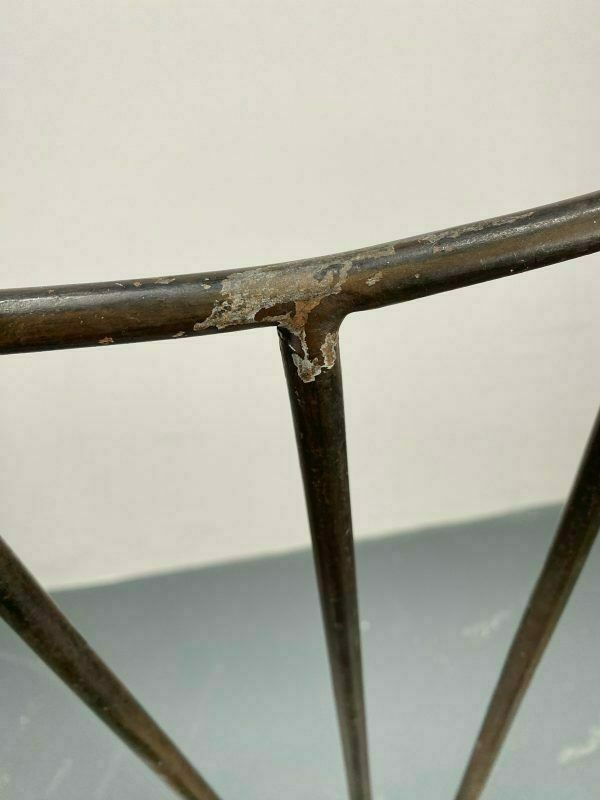 Vintage Wrought Iron Candle Holder Stand photo for sale