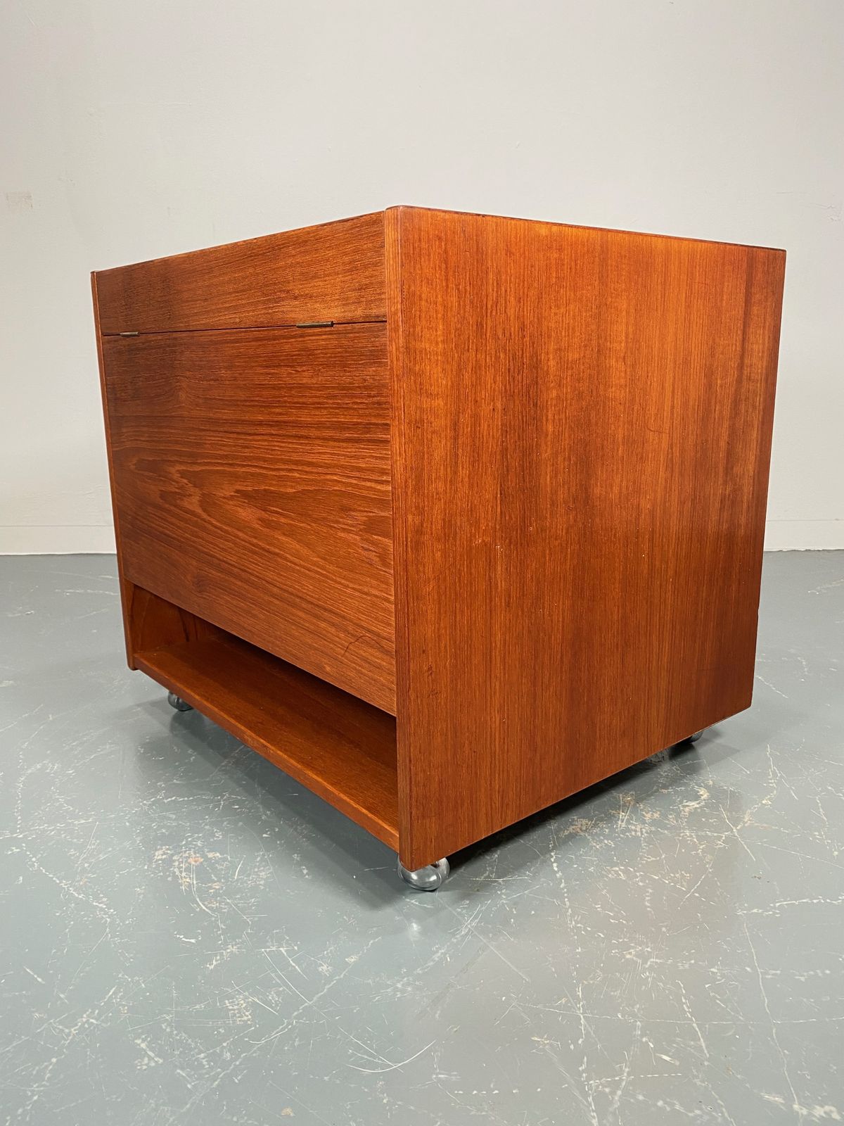 Danish Cube ‘Dry Bar’ By Randers Mobelfabrik C1960 photo furniture