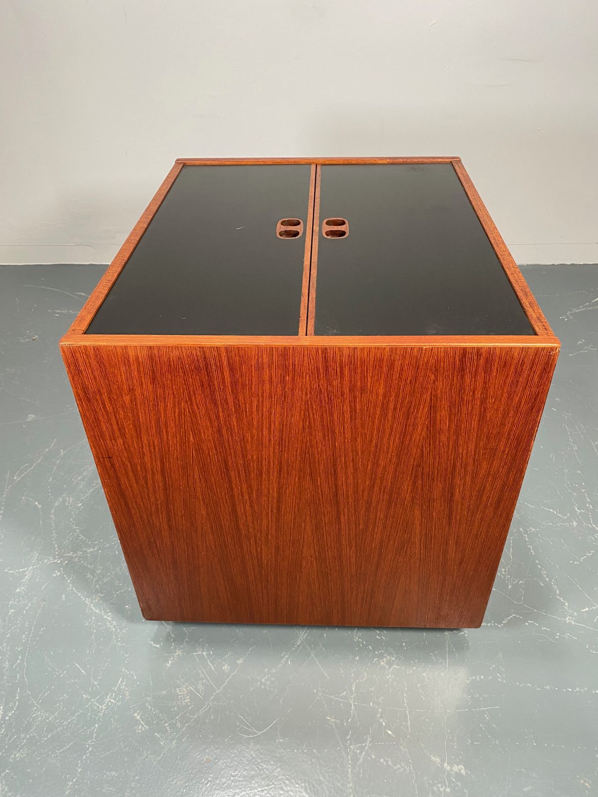 Furniture Danish Cube ‘Dry Bar’ By Randers Mobelfabrik C1960 photo