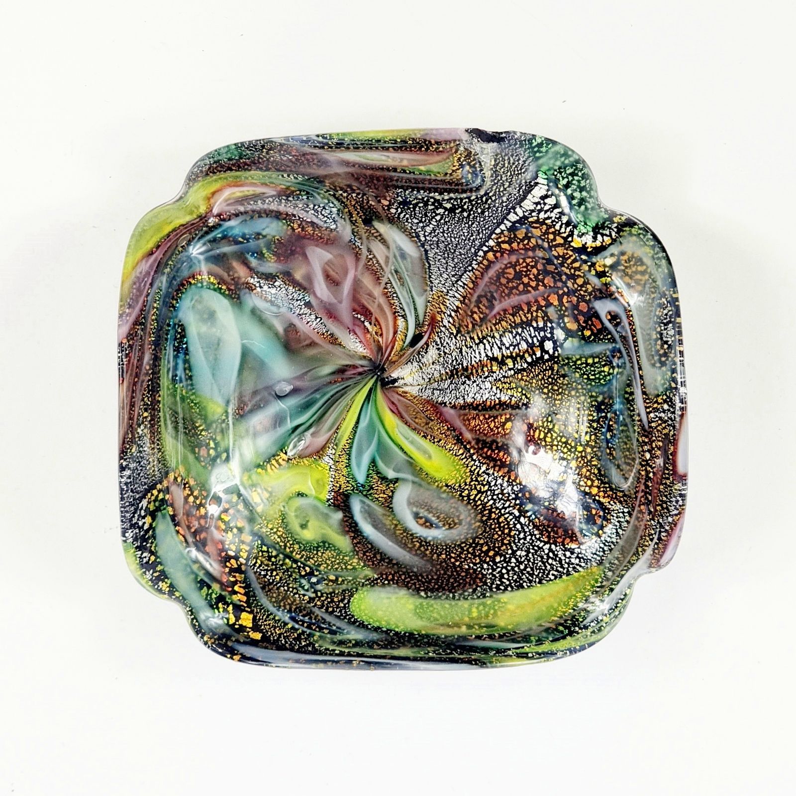 Pair Of Mid Century Murano Glass Bowls By Dino Martens For Avem (Italy, 1950s/1960s) photo 200.0
