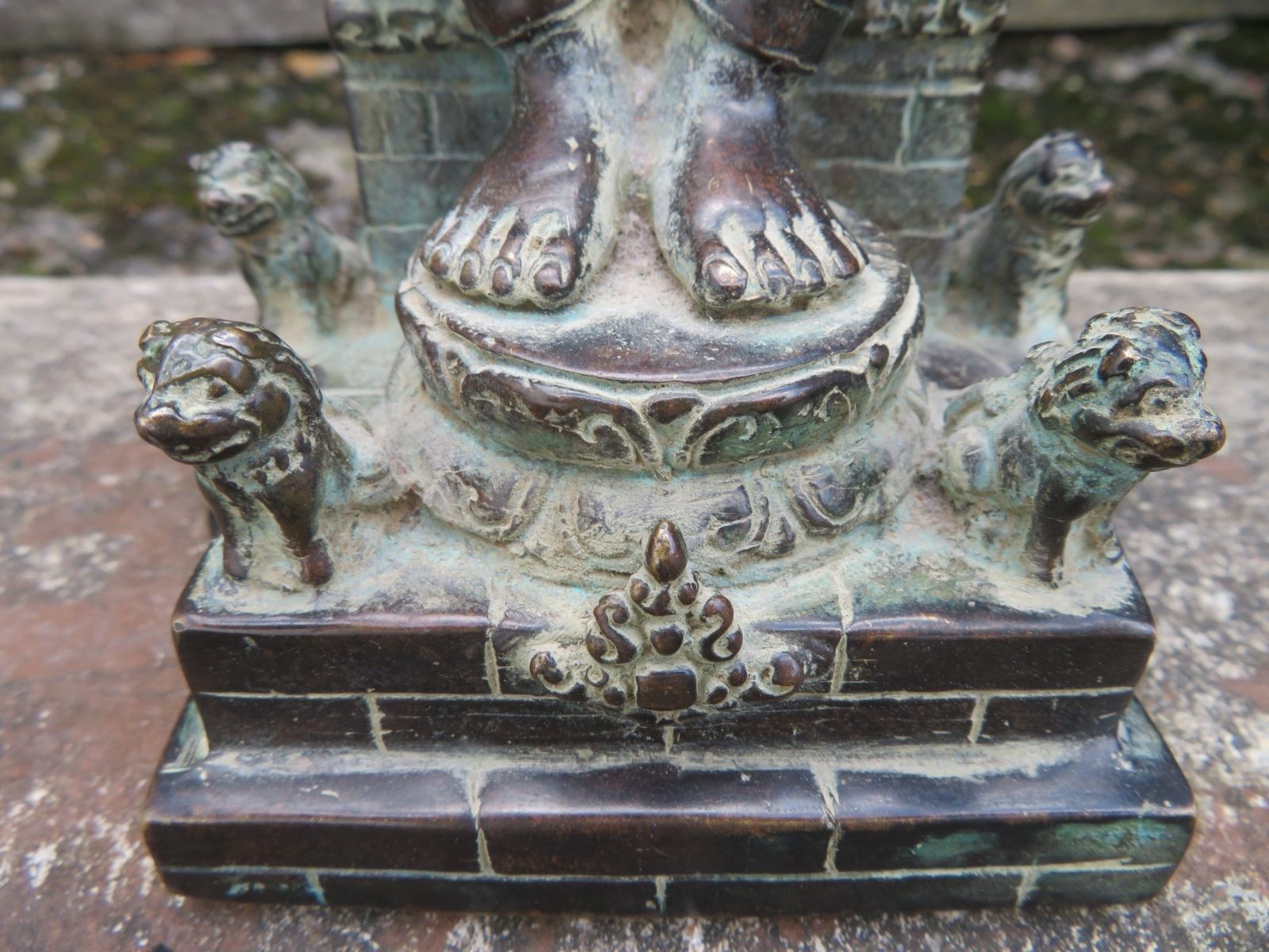 photo for sale A Copper Alloy Seated Figure Of Buddha In The European Fashion. Indonesian Archipelago,Central Java. Circa Early 15th Century..