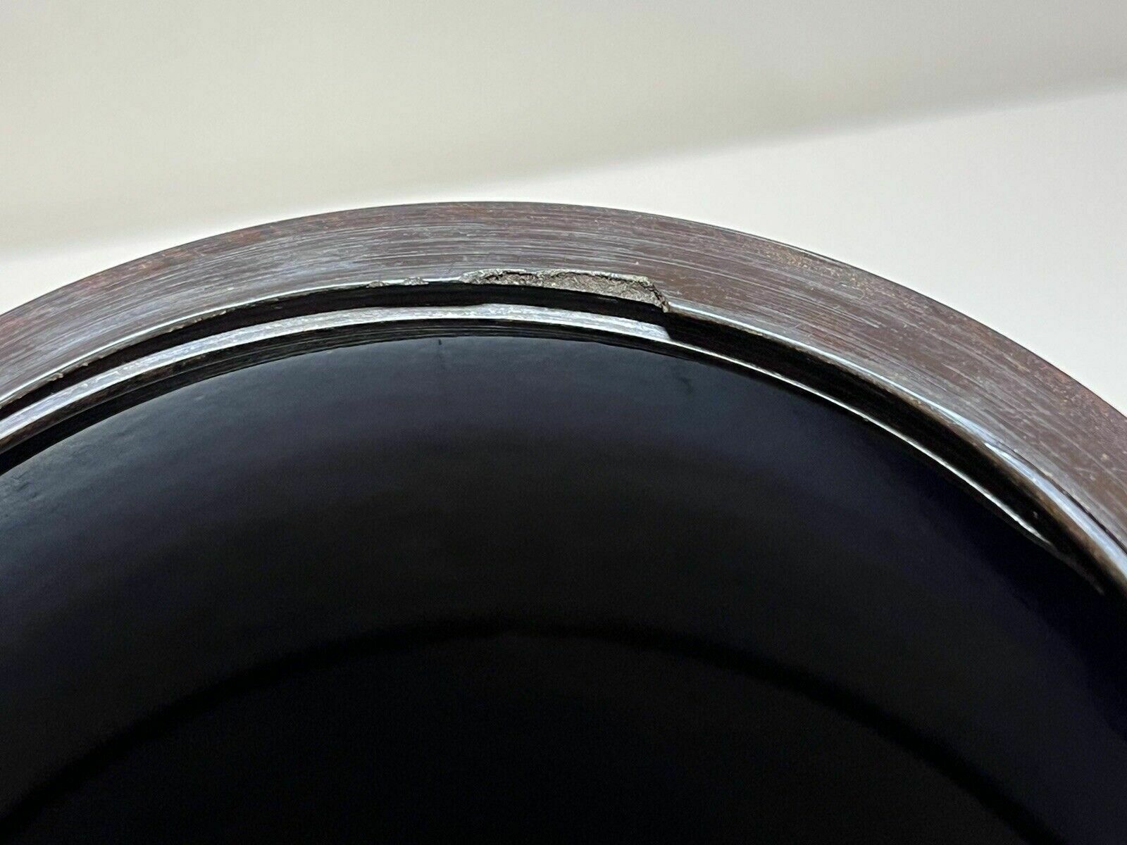70.0 Vintage 1940s Airtite Velos Bumper Barrel Brown Bakelite Tobacco Jar With Lid photo