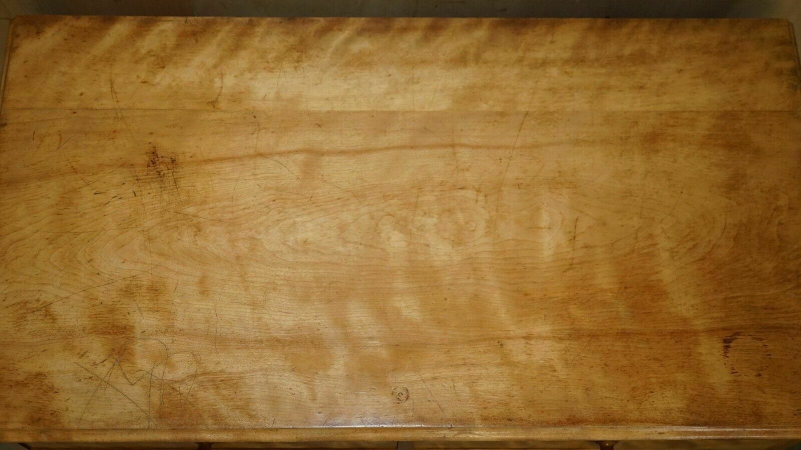 photo vinterior Stunning Antique Victorian 1880 Satin Birch Holland & Son's Chest Of Drawers
