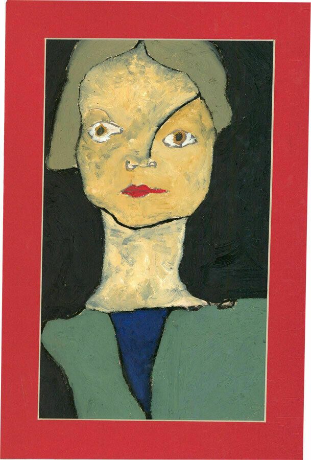 Ben Carrivick Contemporary Oil, A Stern Look photo furniture