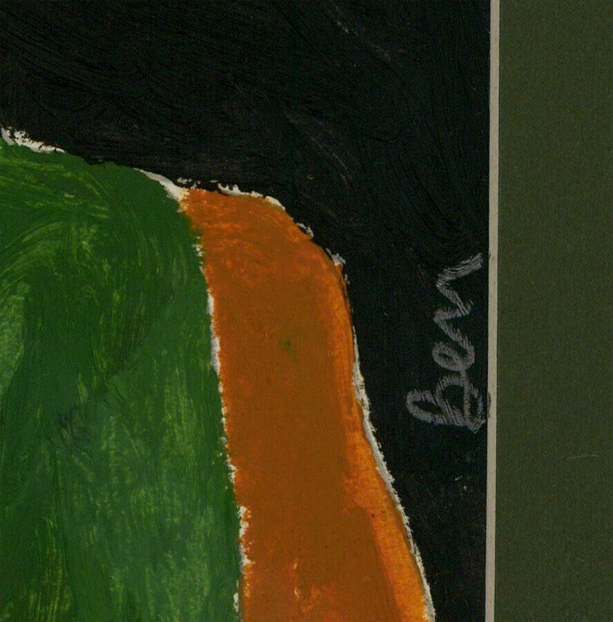 Ben Carrivick Contemporary Oil, Orange & Green Outfit photo for sale