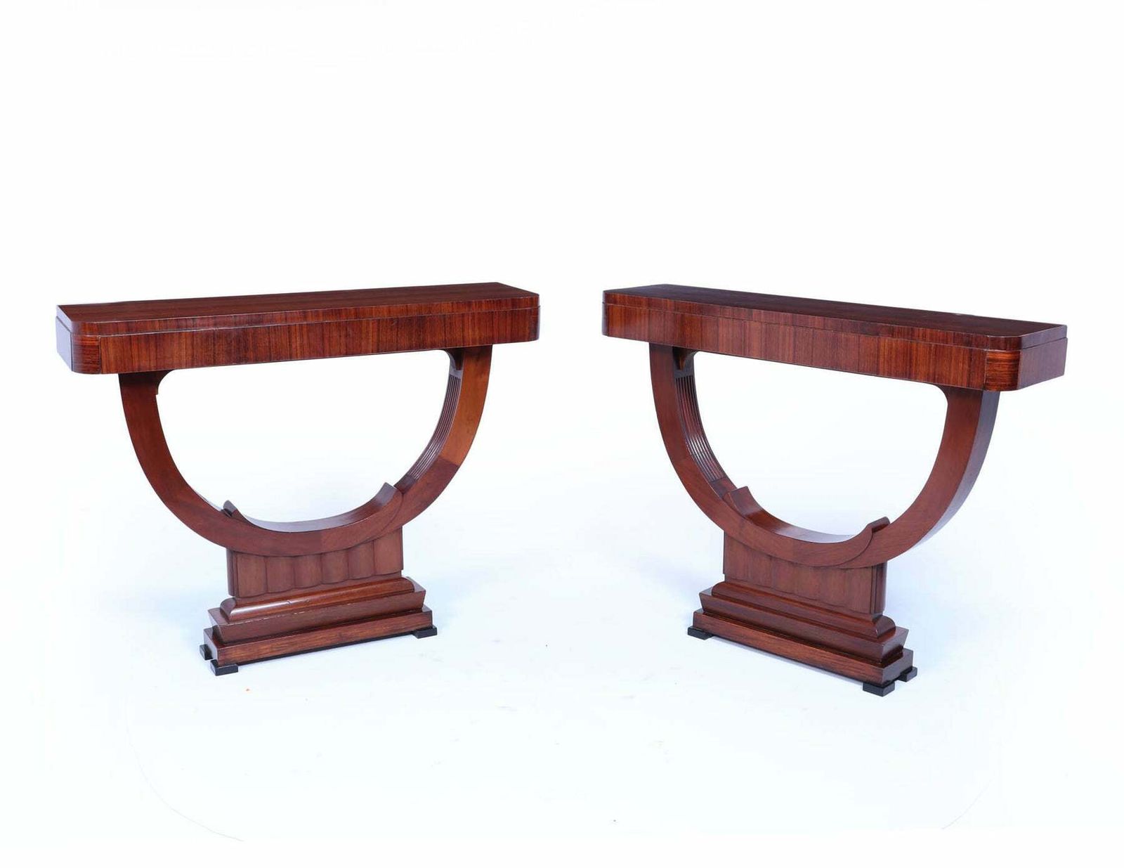 Pair Of French Art Deco Console Tables