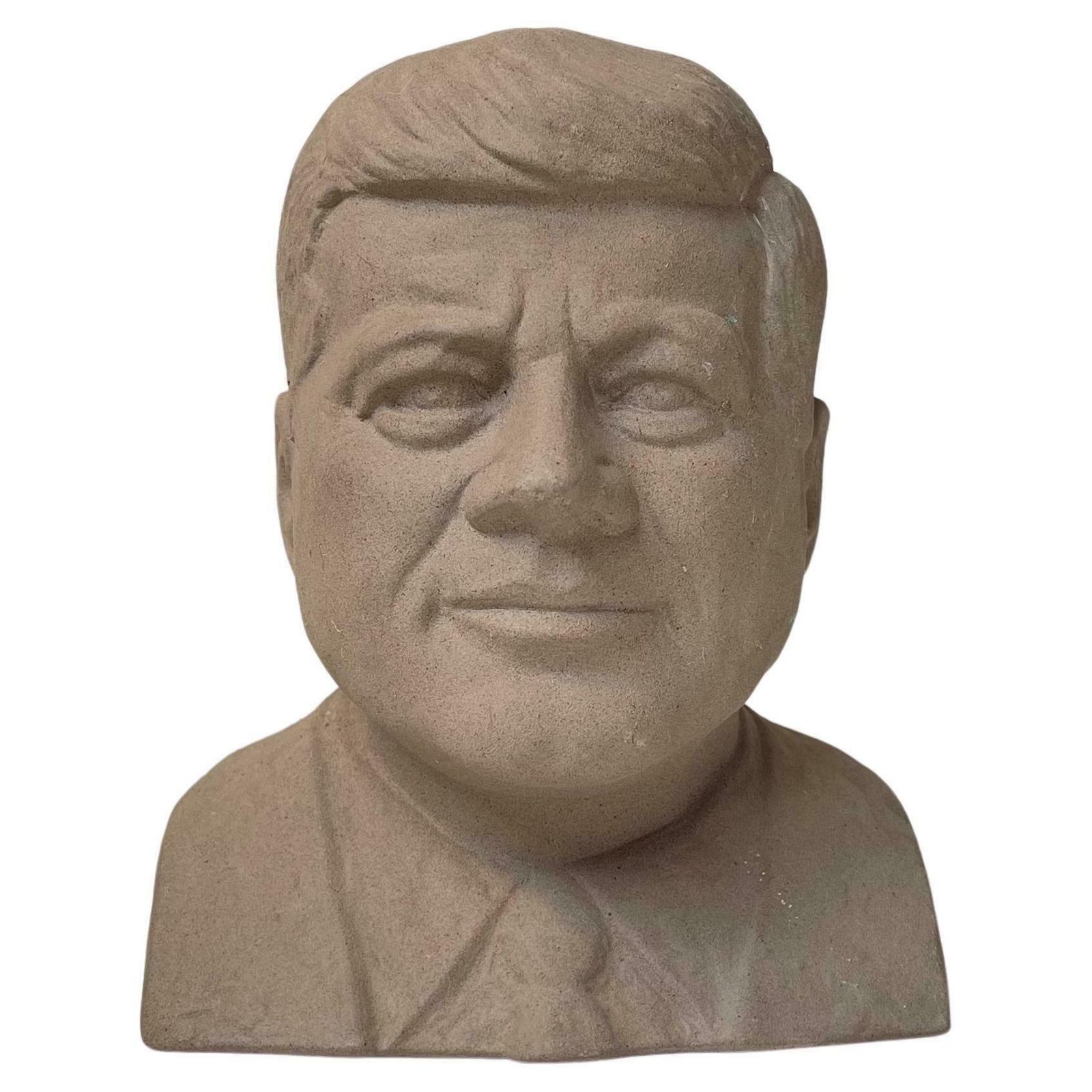 Vintage John F. Kennedy Ceramic Money Bank Bust, 1980