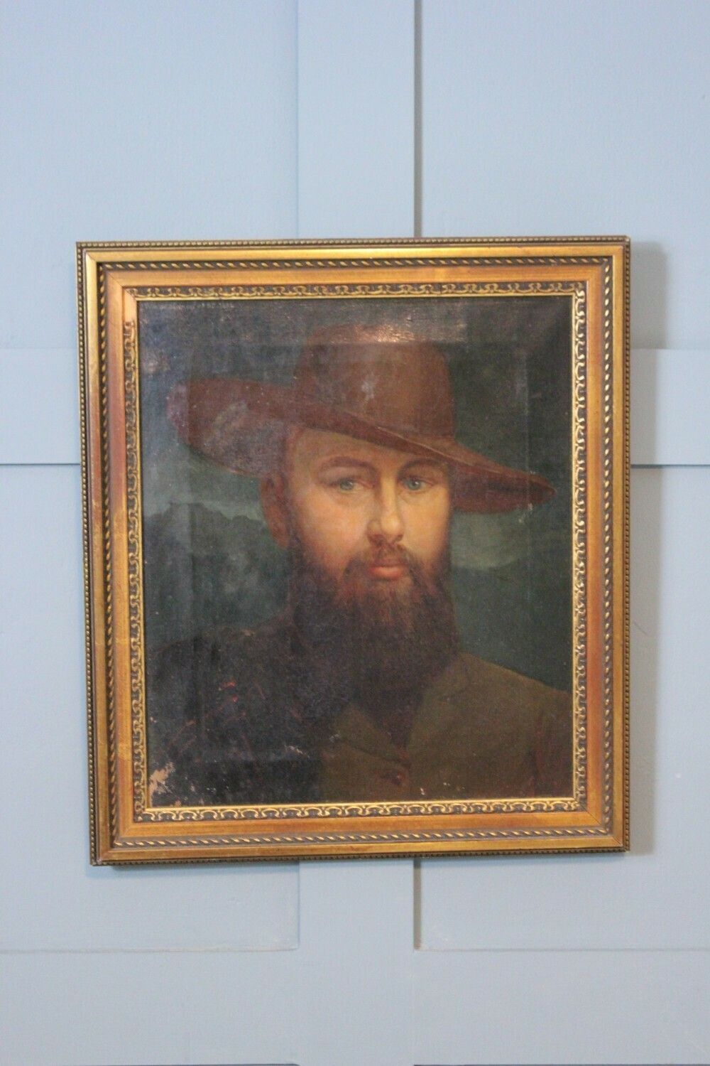 19th Century Portrait Painting Of William Morton Civil Engineer photo Art