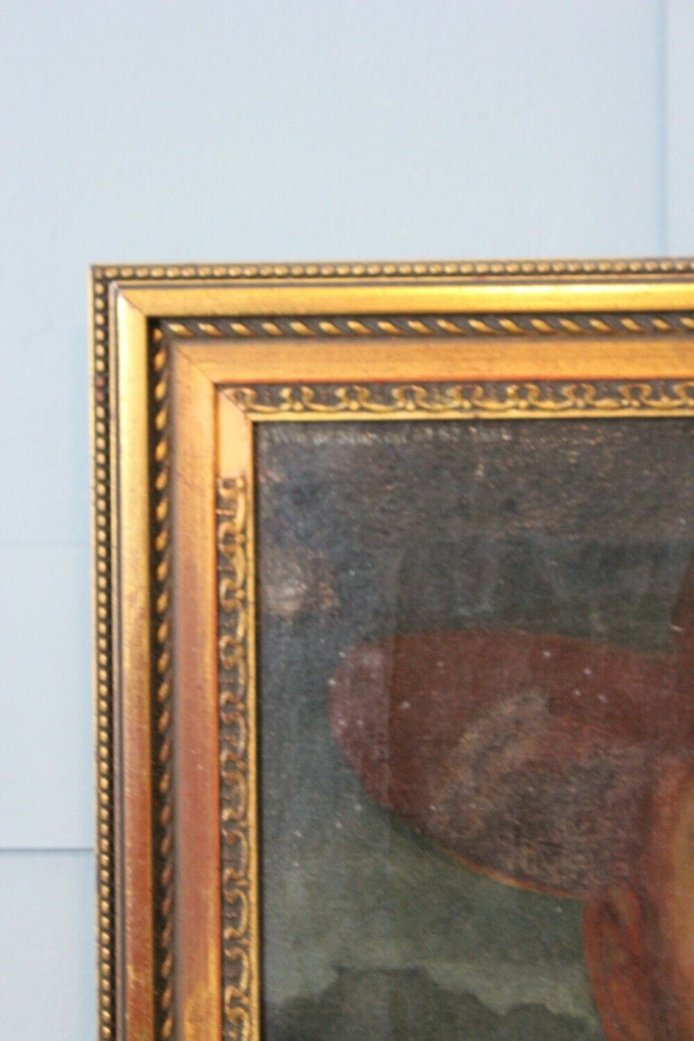 19th Century Portrait Painting Of William Morton Civil Engineer photo vintage