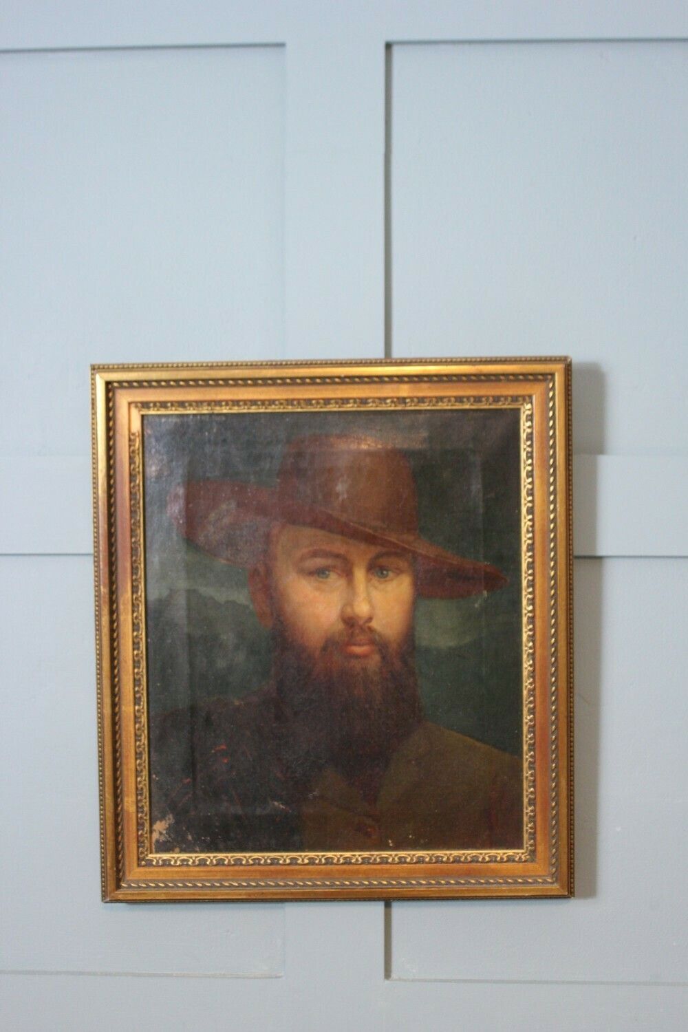 photo for sale 19th Century Portrait Painting Of William Morton Civil Engineer