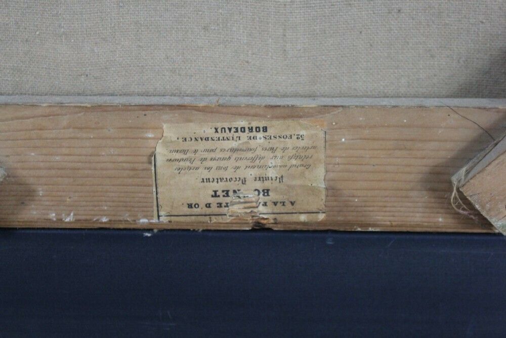 photo for sale Large Antique Portrait Of French Gentleman