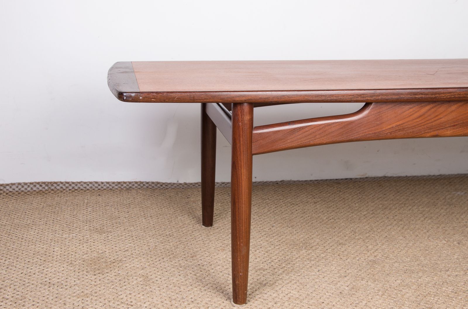 Table basse danoise en teck He Mobler, 1960 photo Mobilier