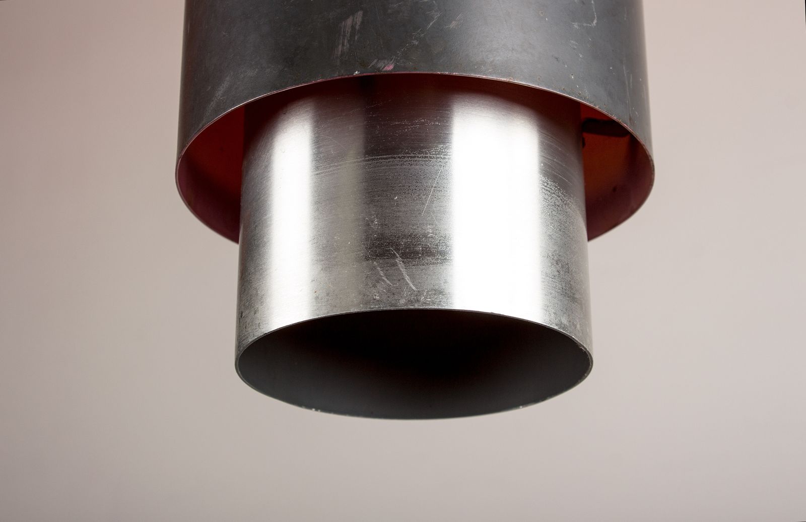 Grande suspension danoise en aluminium, modèle Zénith par Jo Hammerborg pour Fog & Mørup, 1960. photo for sale