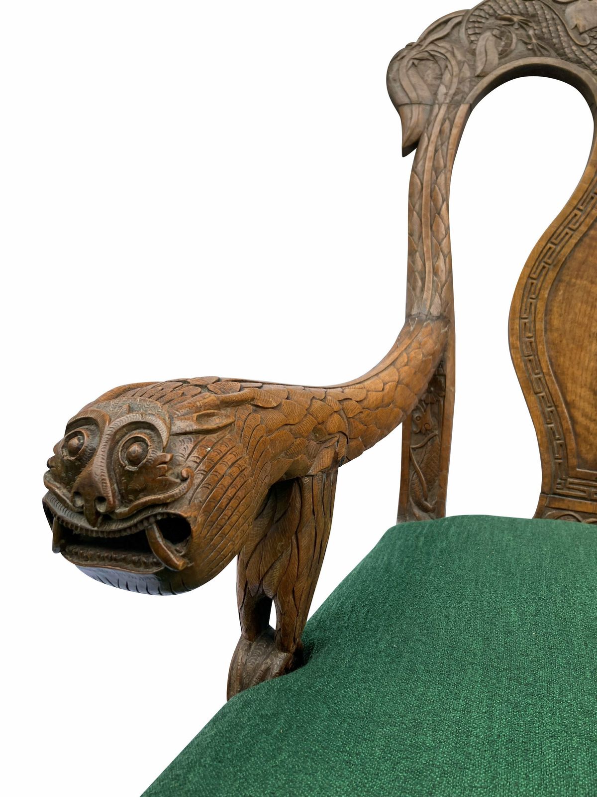 A Fine Pair Of XIX Century Chinese Armchairs In Teak photo 3304.0