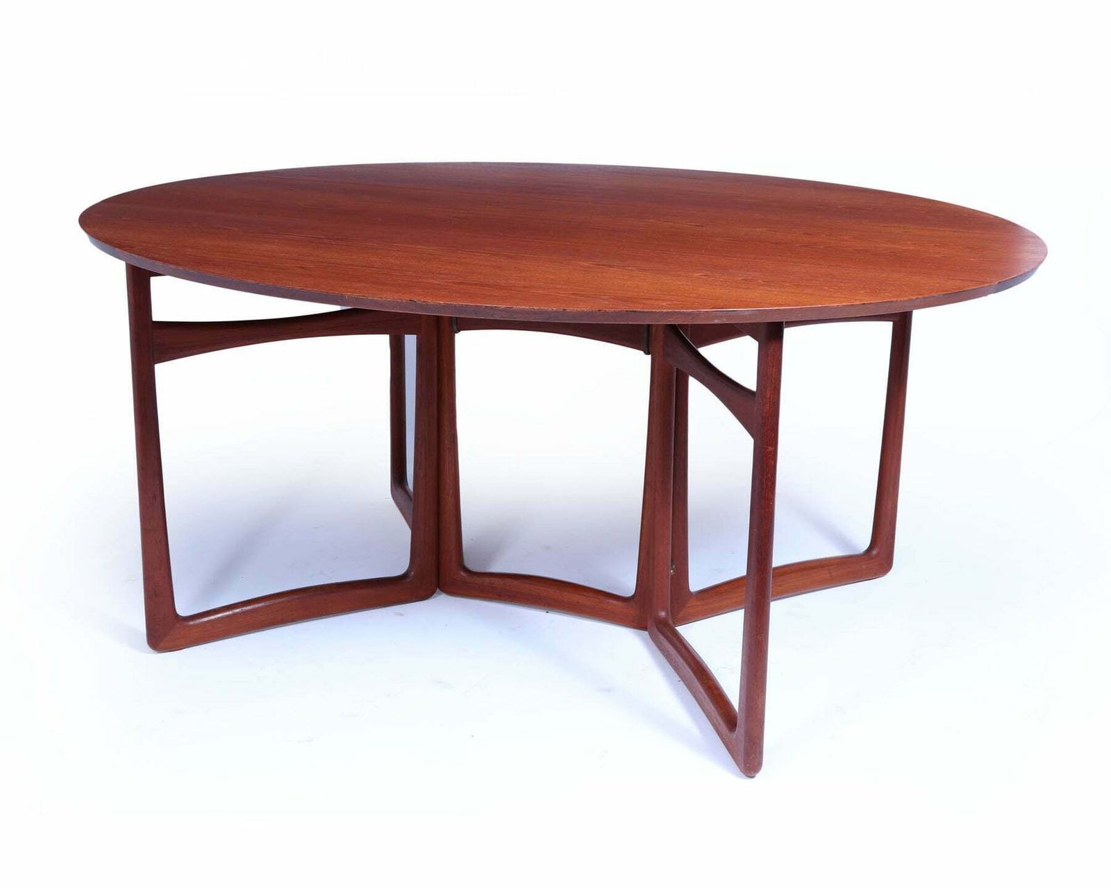Teak Gateleg Dining Table By Hvidt & Mølgaard Nielsen For France & Son photo for sale