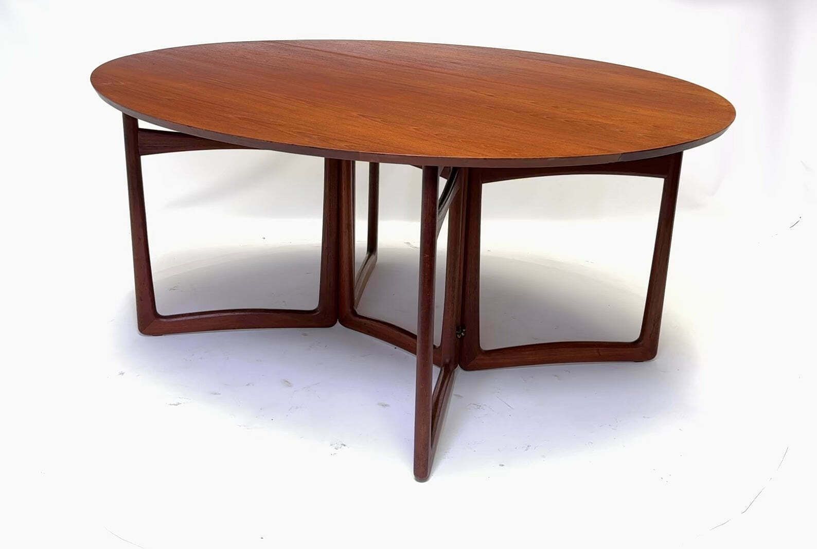 Teak Gateleg Dining Table By Hvidt & Mølgaard Nielsen For France & Son photo Furniture