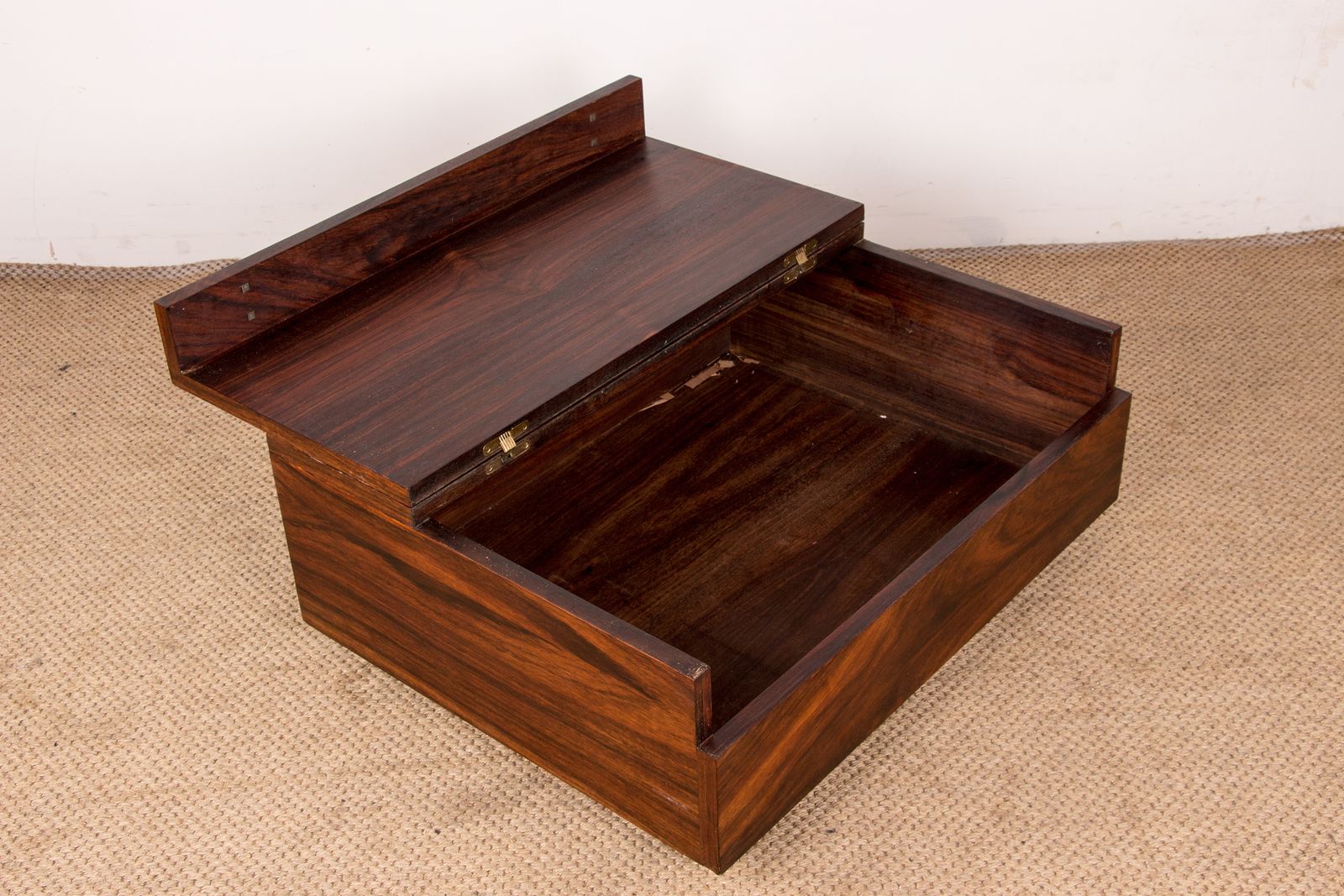 Danish Rosewood Rolling Coffee Table, Chest, 1960s. photo buy