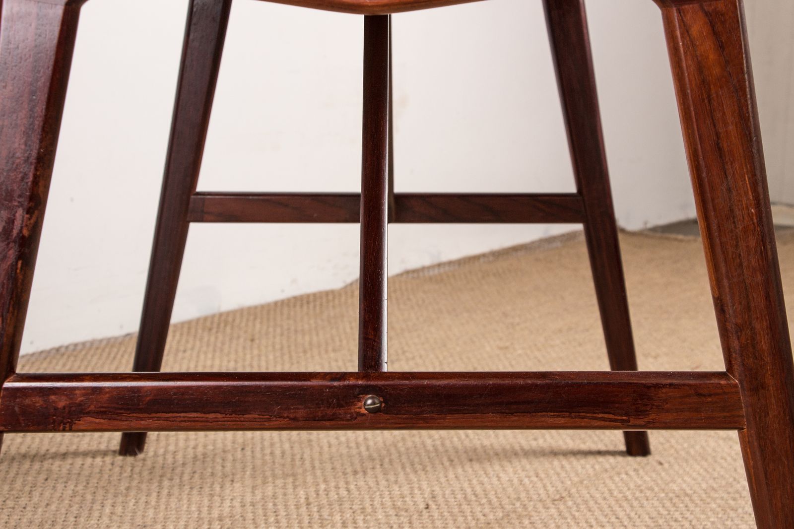 Danish Rosewood Desk, Model 56 By Arne Wahl Iversen For Vinde Mobelfabrik 1960. photo vintage